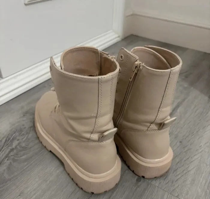 Bottes mi-haute style militaire - photo numéro 2