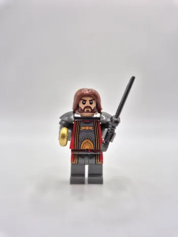 Figurine type lego Isildur avec l'anneau seigneur des anneaux / hobbit