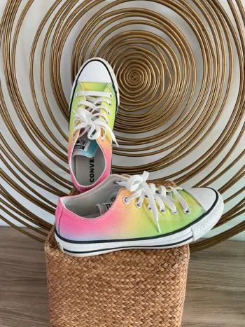 Converse basses multicolores T37.5
