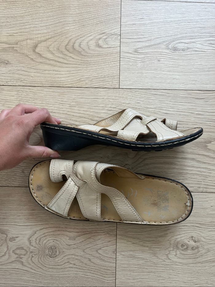 Sandales beige 41 - photo numéro 3