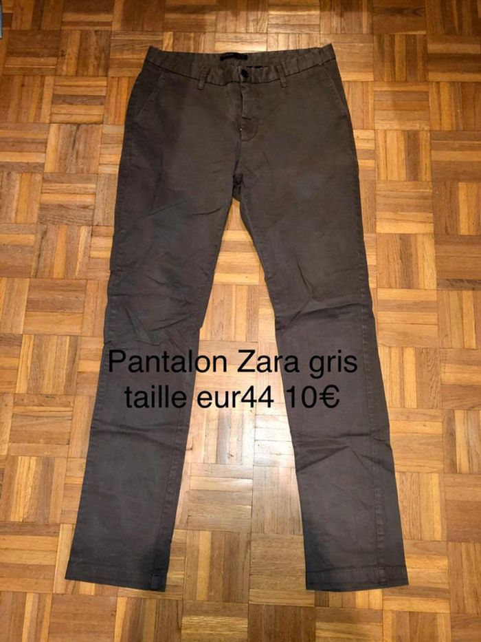 Pantalon Zara gris