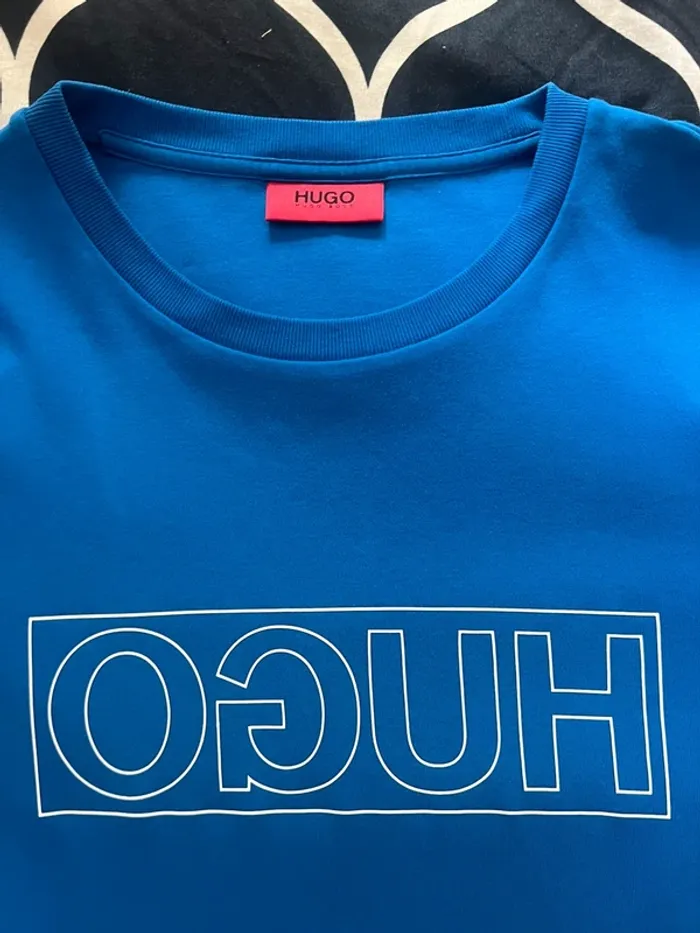 Sweat Hugo Boss bleu taille M - photo numéro 2