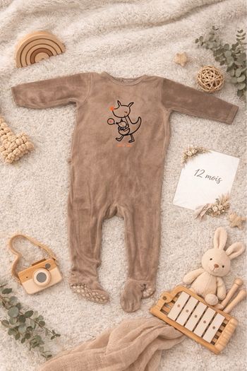 Pyjama polaire mixte - T12mois - Tex 