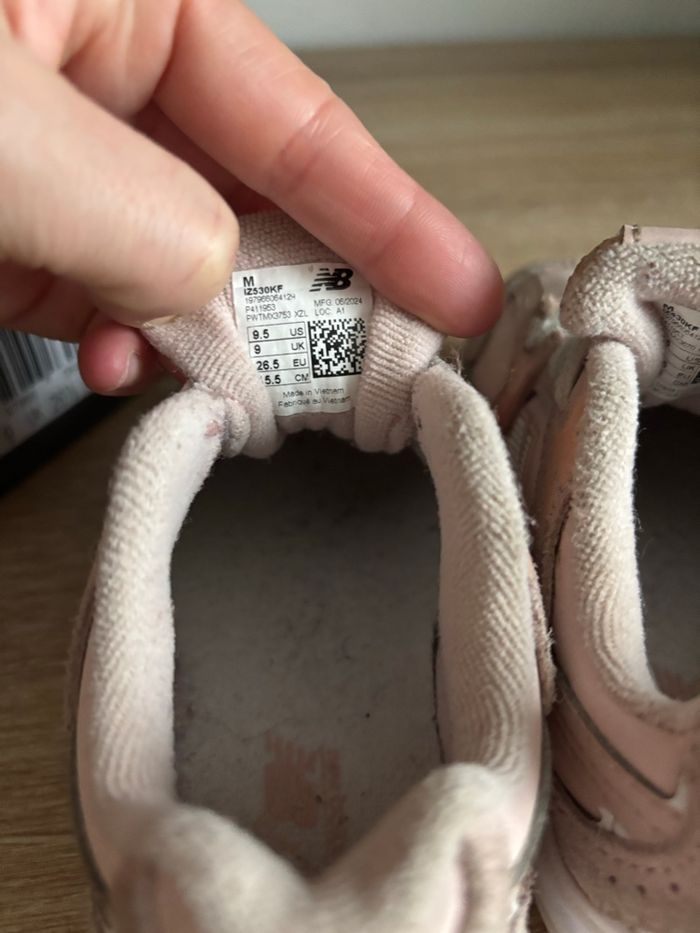 Basket new balance 530 rose fille sans lacets taille 26,5 - photo numéro 4
