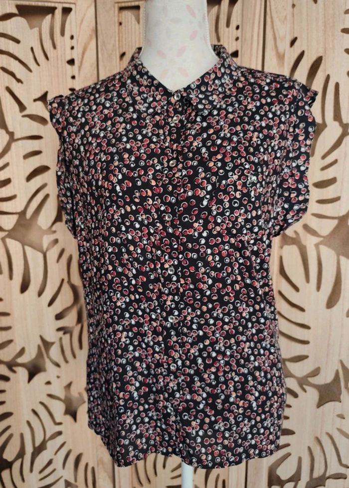 Chemise manches courtes fluide imprimée Armand Thiery