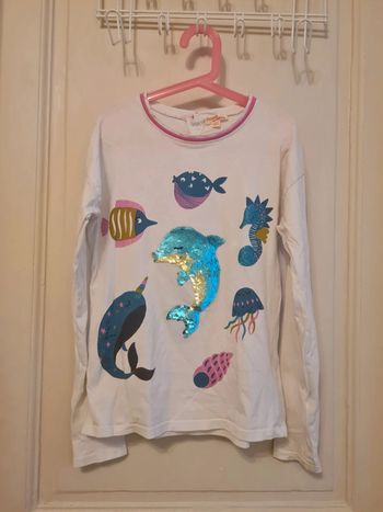 Tee shirt manches longues DPAM taille 12 ans