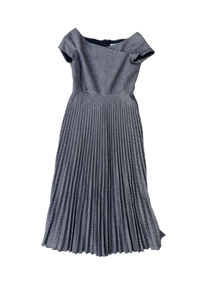 Robe en laine pied de poule Christian Dior taille 36