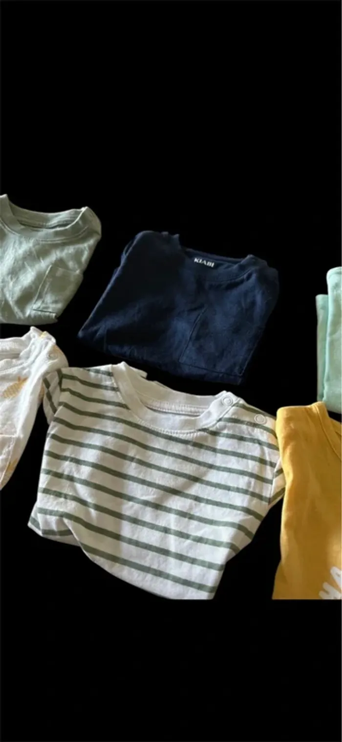 Lot tee shirts 6 mois - photo numéro 2