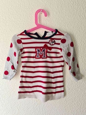 robe blanche et rouge minnie Disney