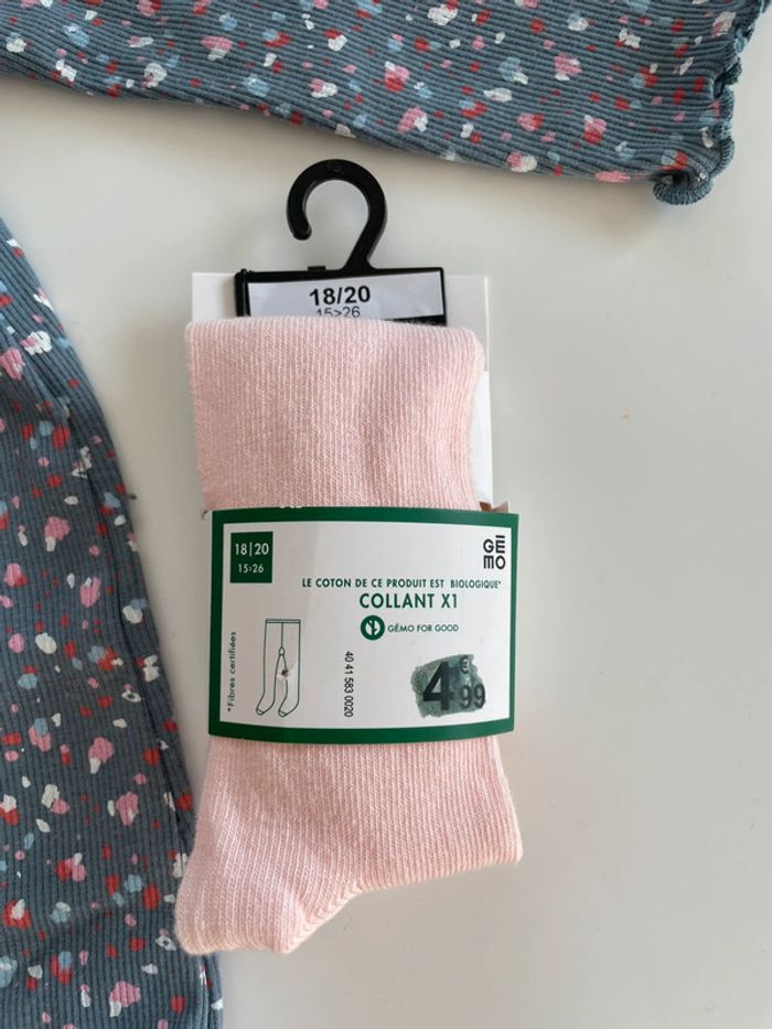 Robe et collant bébé fille - photo numéro 2