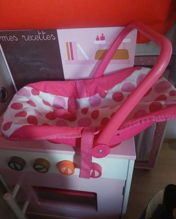 Cosy porte bébé rose pour poupée BE 🧸 - photo numéro 3