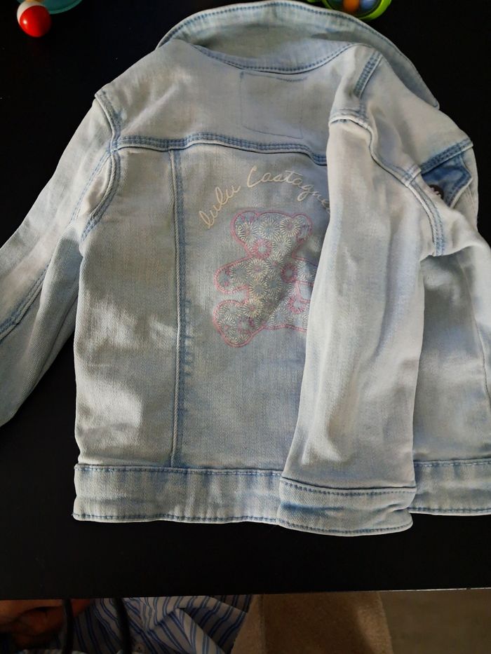 Vest en jean lulu castagnette 12 mois - photo numéro 3