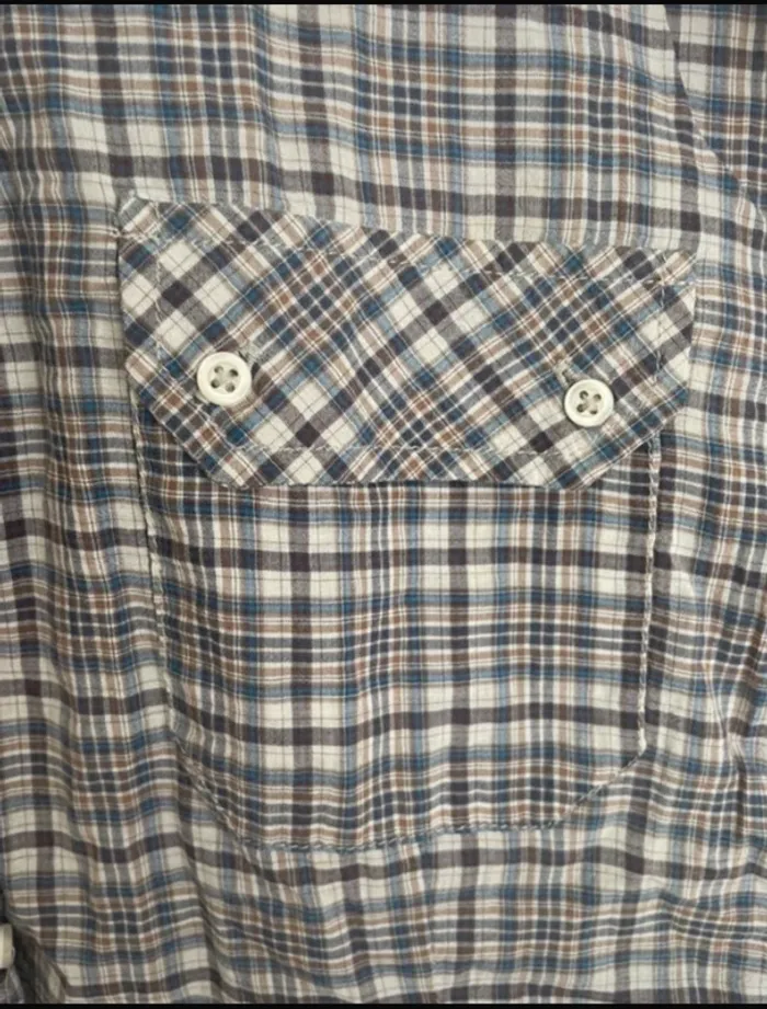 Chemise à carreaux en coton Caroll - photo numéro 7