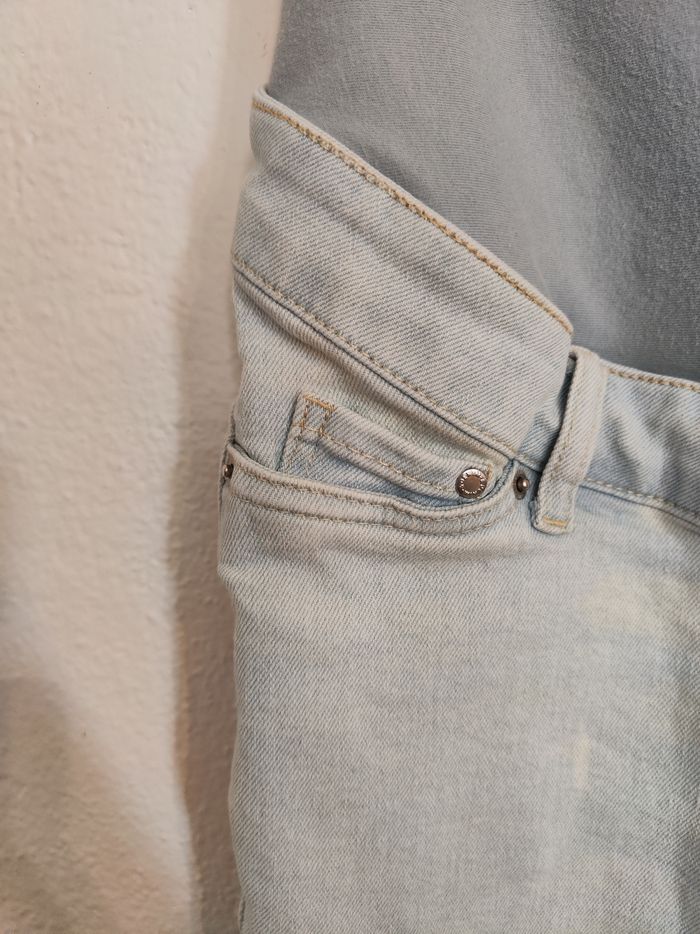 Jean grossesse skinny délavé taille S h&m - photo numéro 6