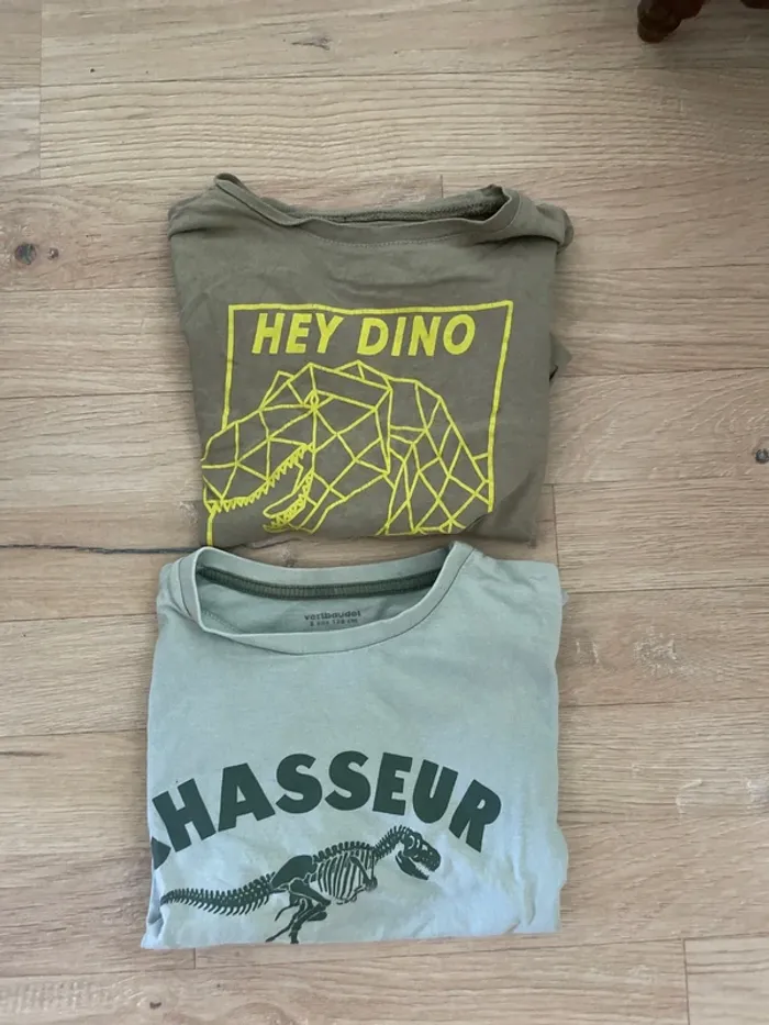Lot t shirt dinosaure