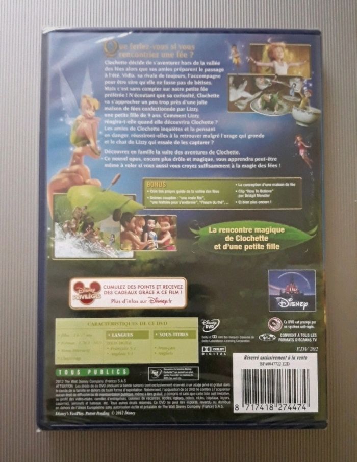DVD Clochette et l'expédition féerique - photo numéro 2