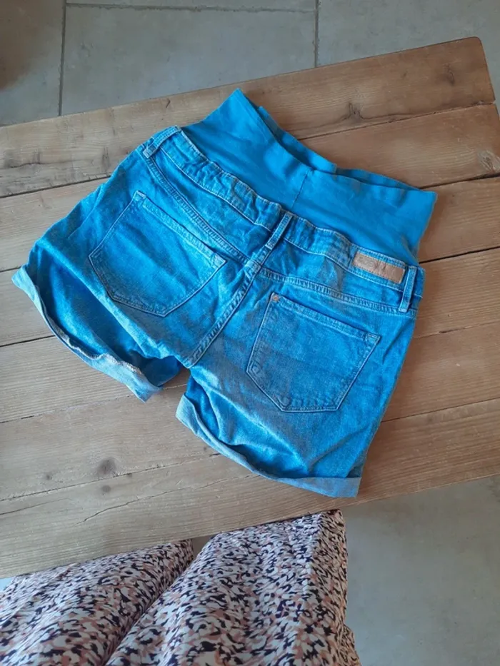 Lot de 2 shorts jeans grossesse - photo numéro 6