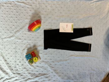 legging noir taille élastique 4 ans orchestra