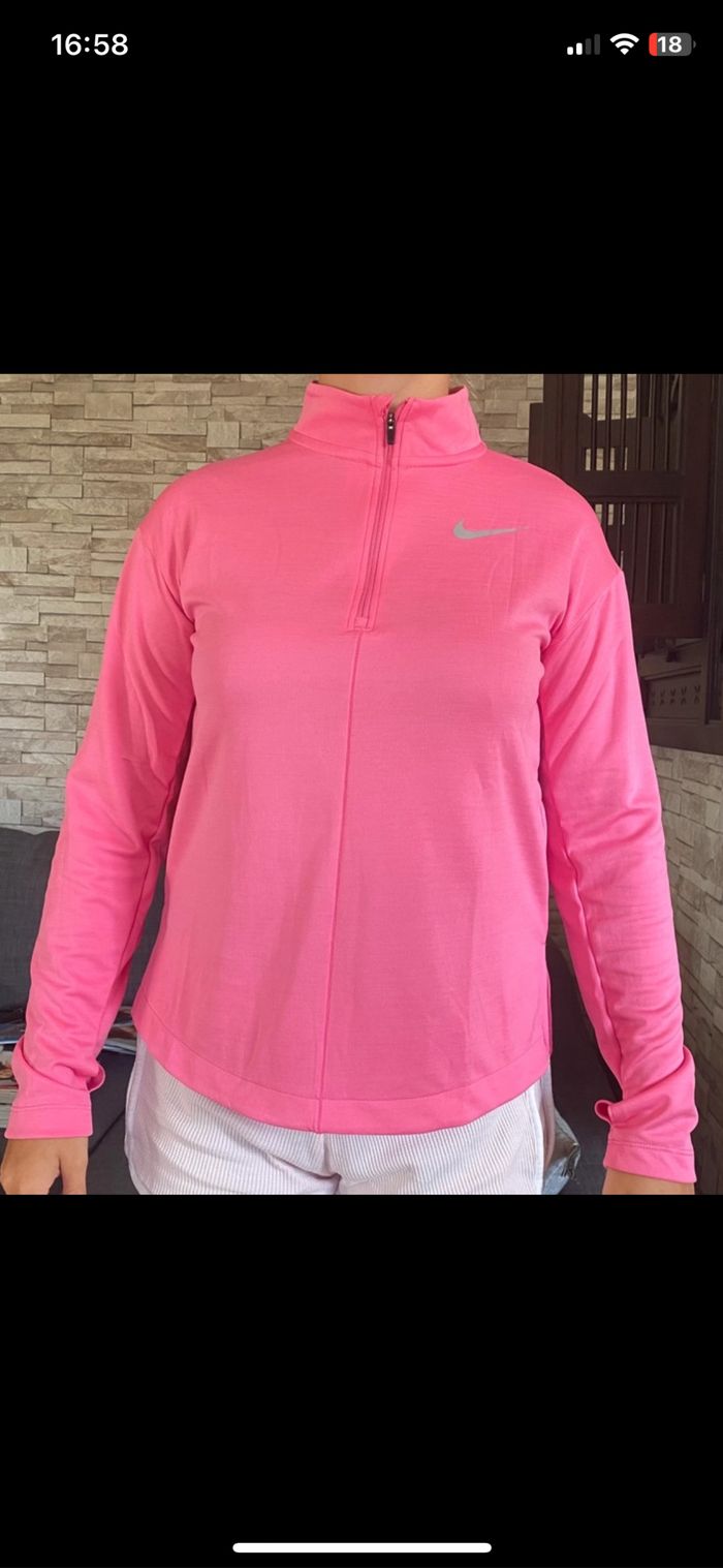 Sweat Nike rose fille 13/15 ans - photo numéro 2