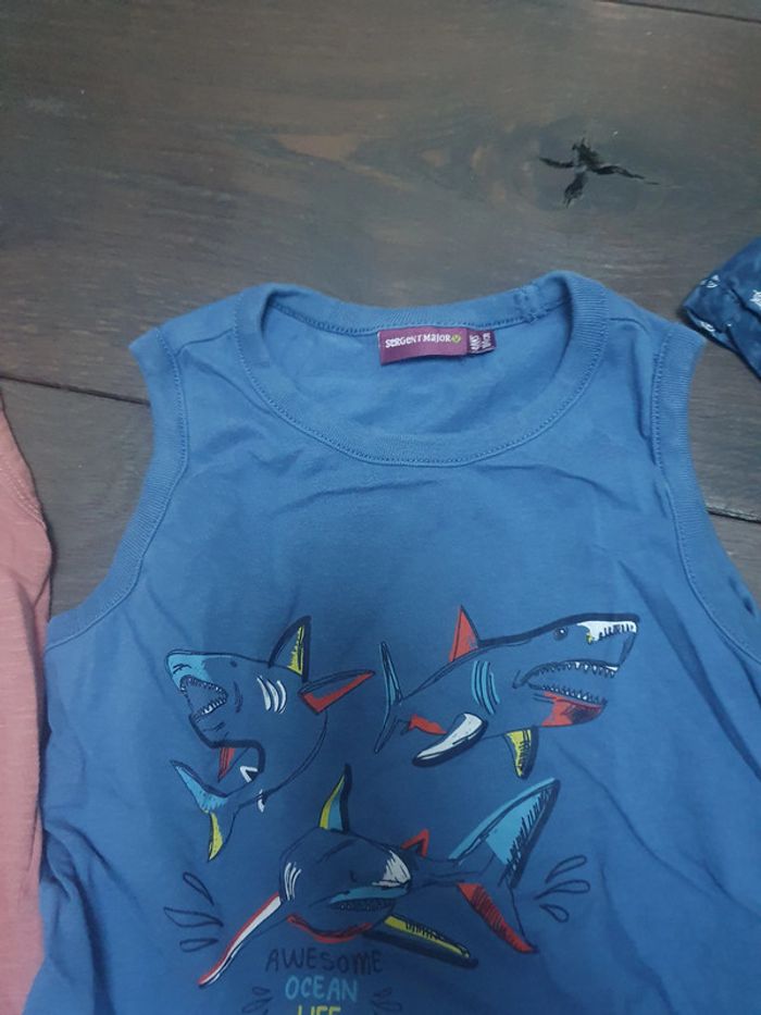 Lot t shirt/polo garçon 4 ans - photo numéro 3