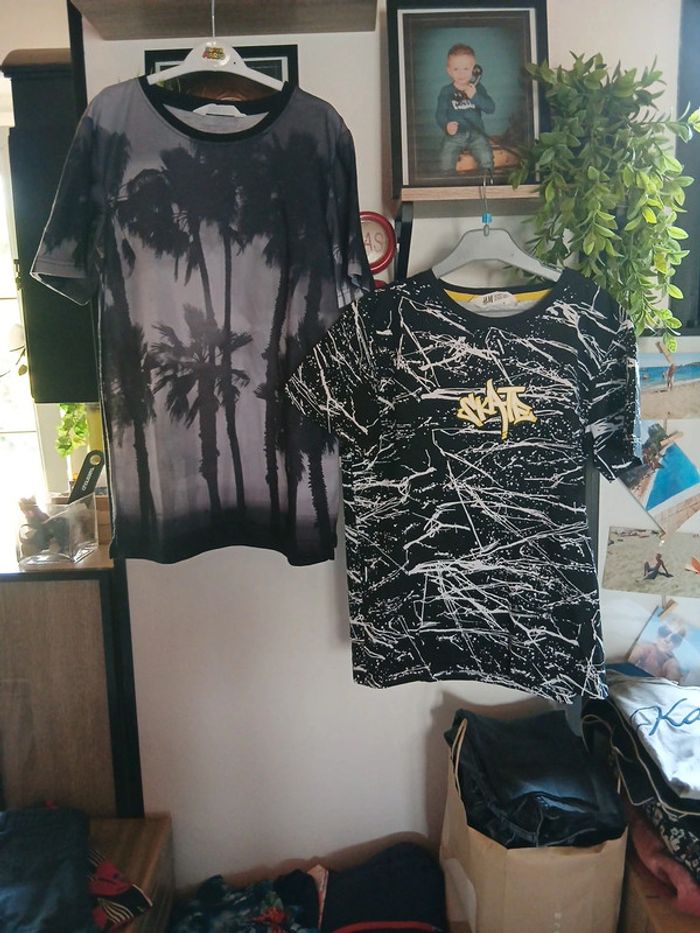 Lot de 2 T-shirt h et m 10 -12 ans