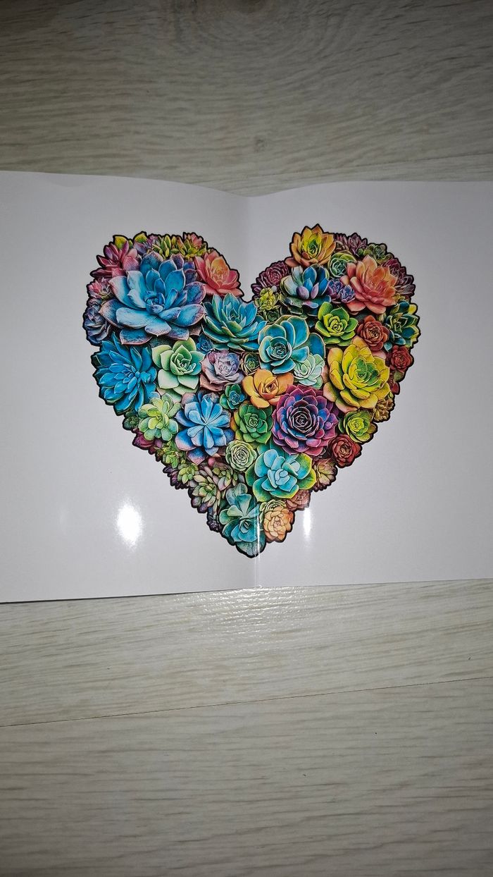 Puzzle en bois cœur - photo numéro 2