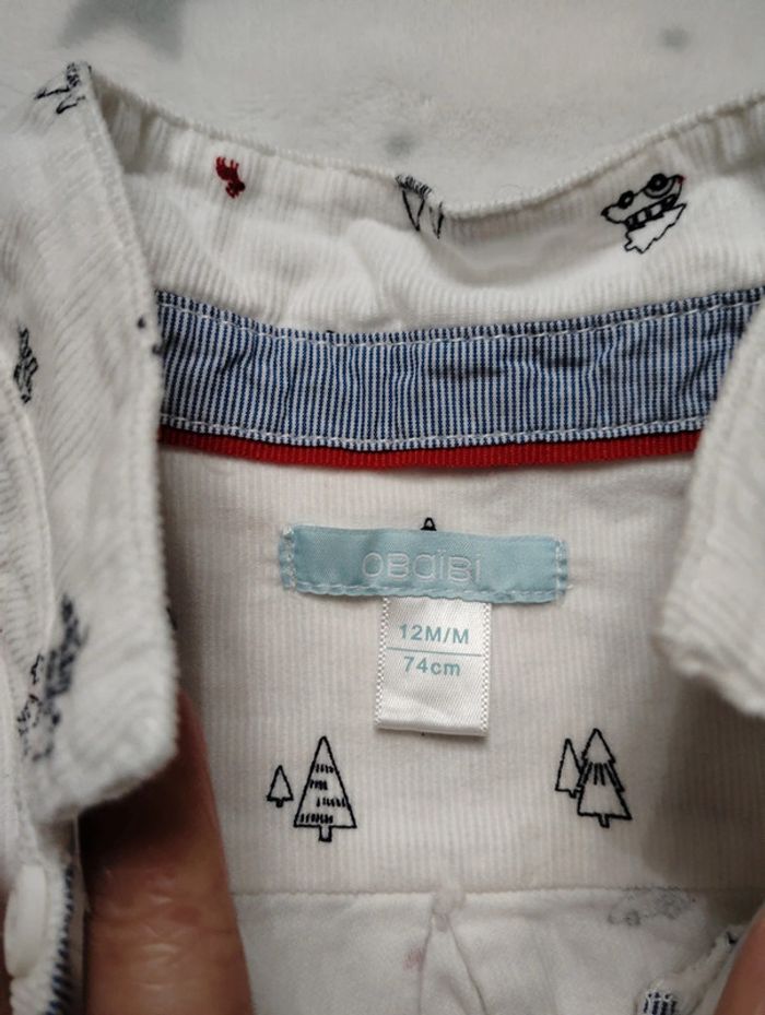 Chemise effet velours - photo numéro 3