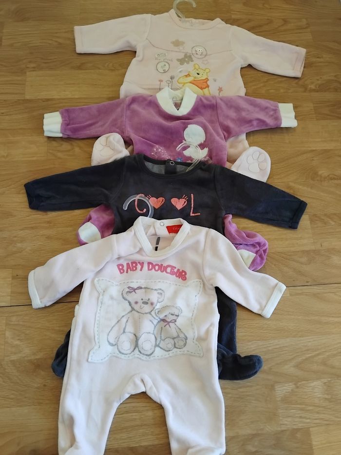 Lot pyjamas fille 1mois - photo numéro 10