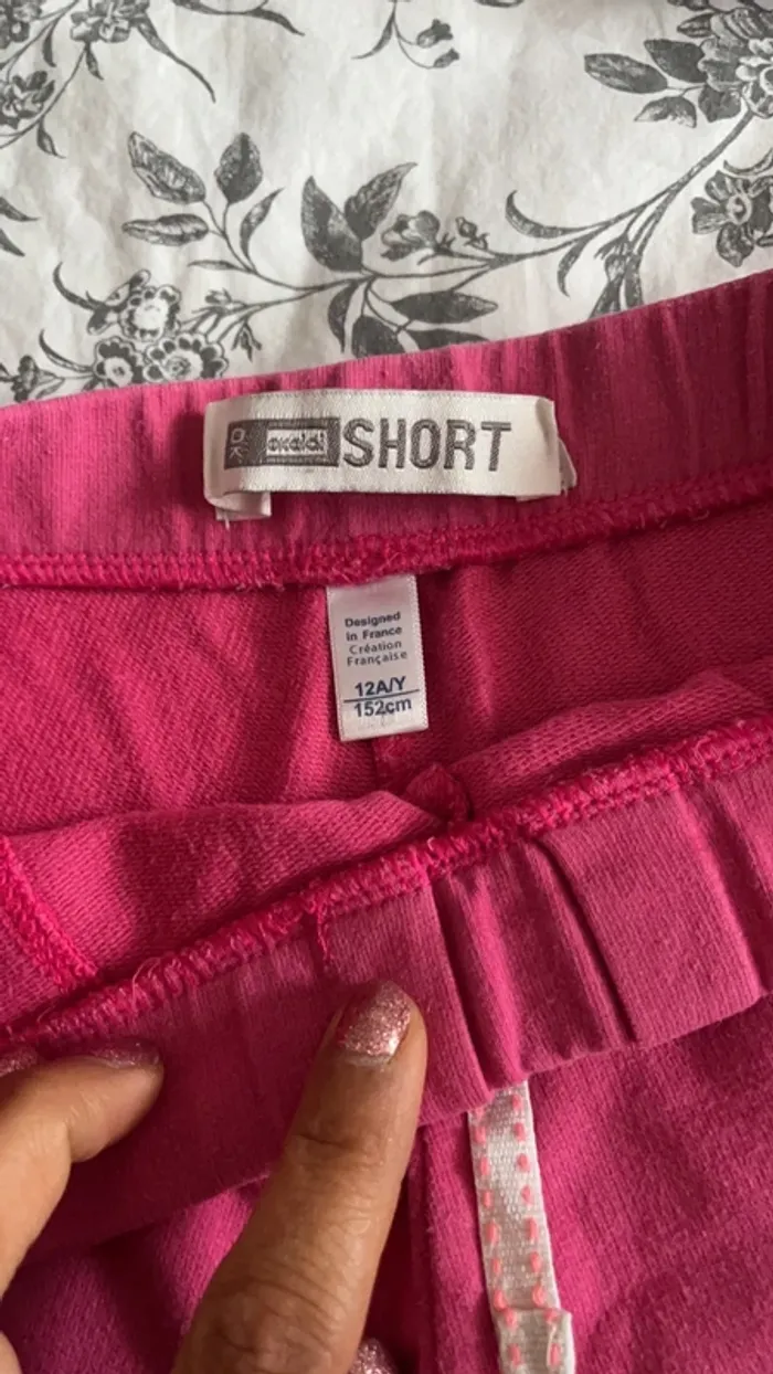 Short rose fille - photo numéro 3