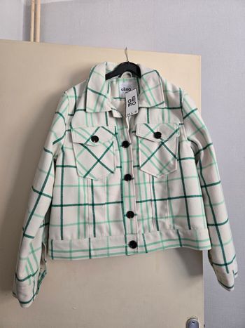 Veste gemo verte et beige T40