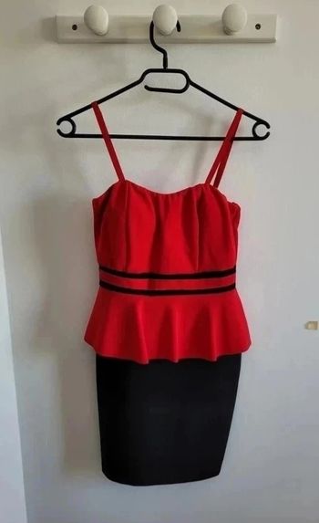 Robe de cocktail rouge