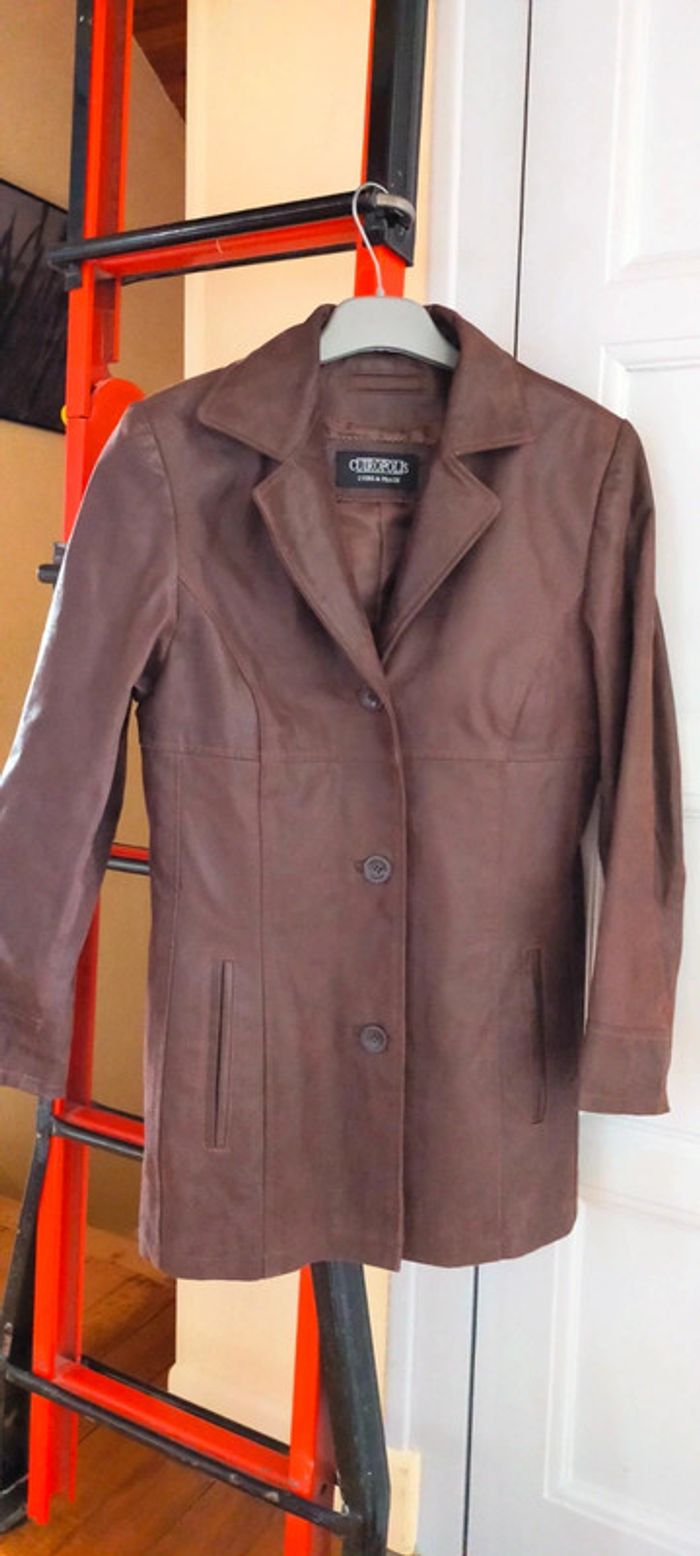 Veste en cuir