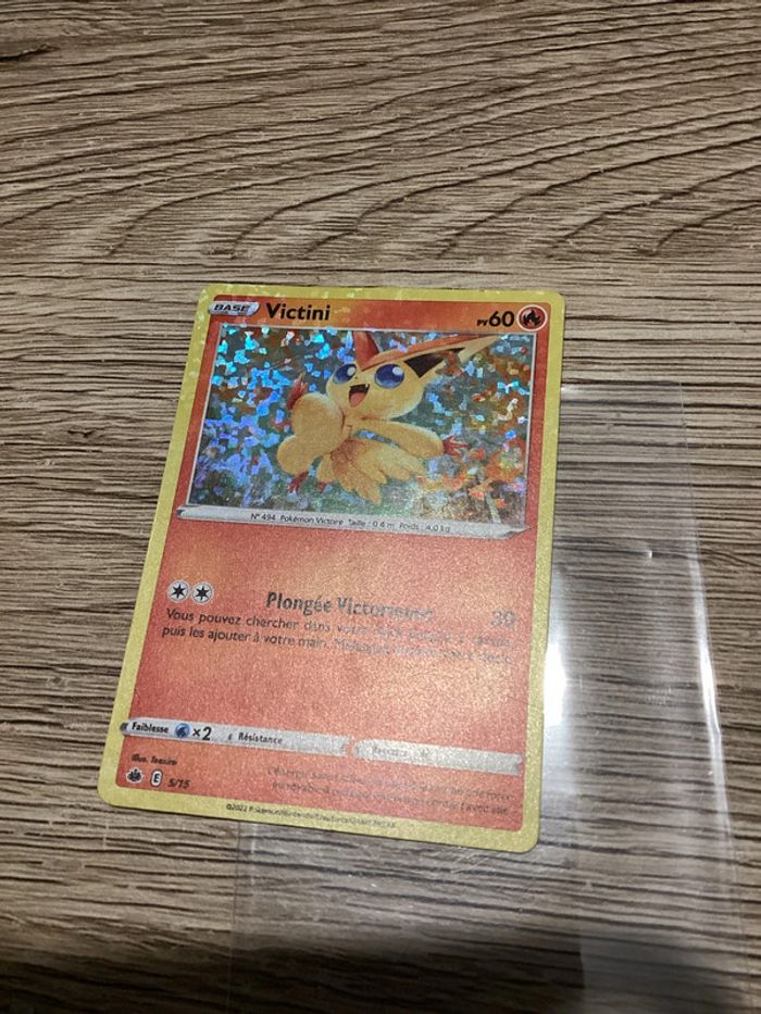 carte Pokémon victini 5/15 année 2022 - photo numéro 2