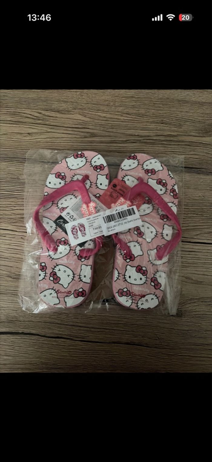 Tongs Hello Kitty