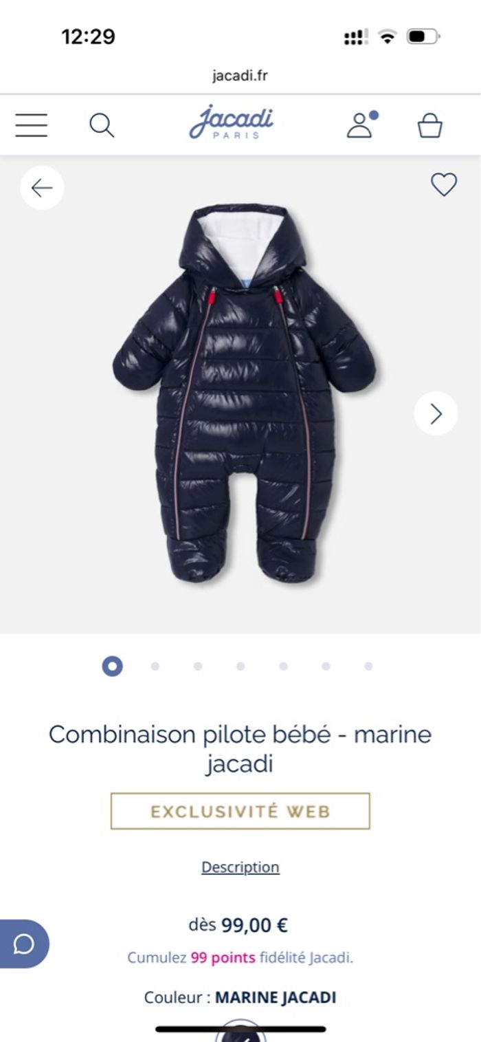 Combinaison pilote Jacadi - photo numéro 3