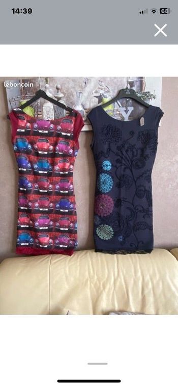 Lot de 9 robes Desigual Molly Braecken T M