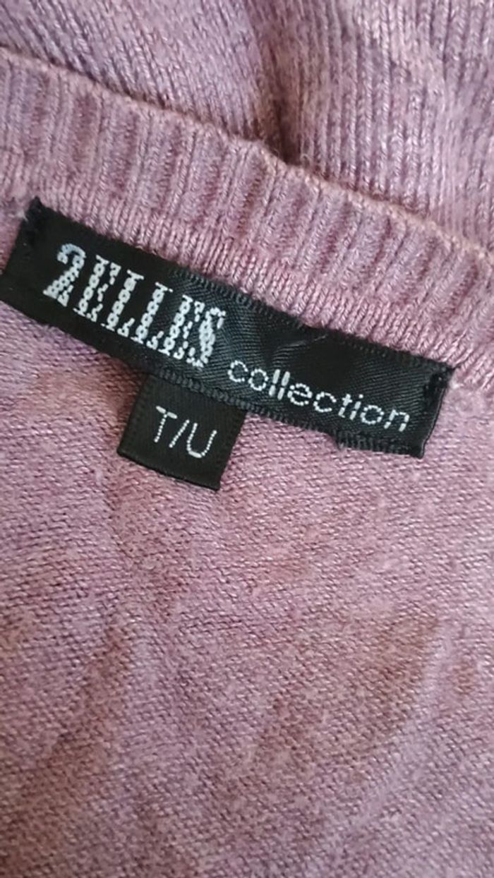 Pull d'hiver femme taille M marque 2 elles - photo numéro 3