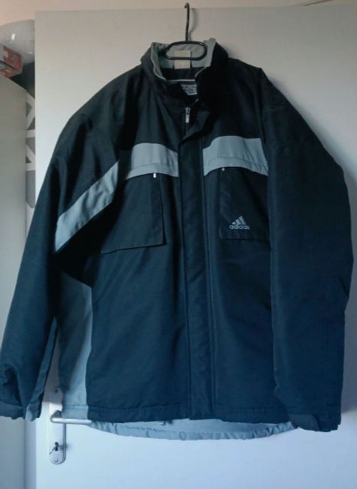 Parka Adidas Noir et  Gris XL