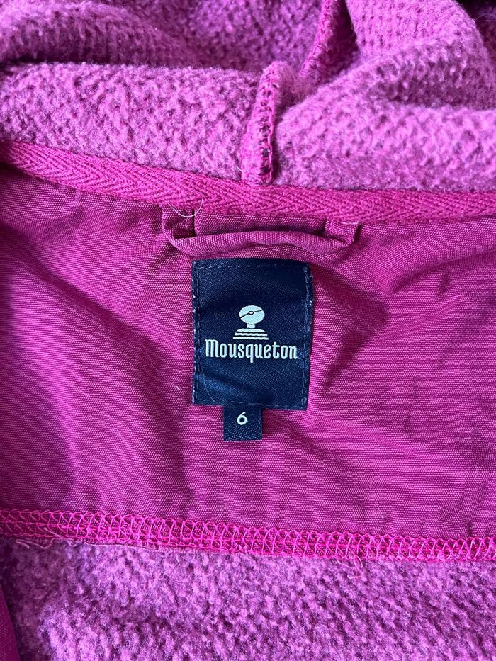 Polaire rose Mousqueton 6 ans - photo numéro 4