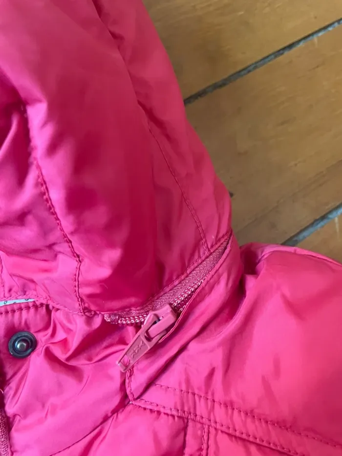 Manteau doudoune rose fille - photo numéro 5
