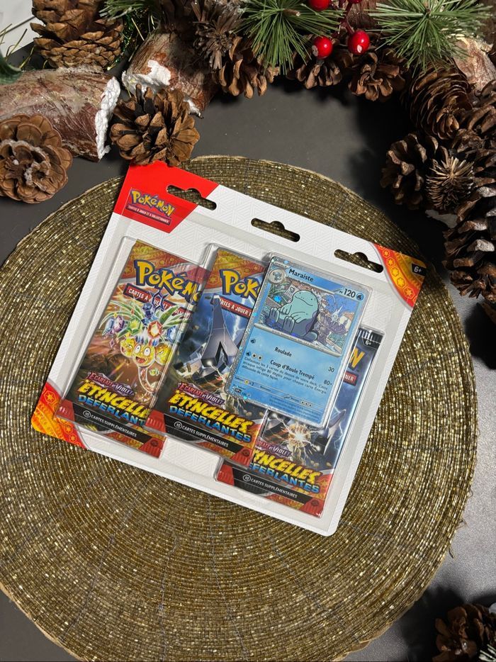 Tripack Pokémon Étincelles déferlantes NEUF