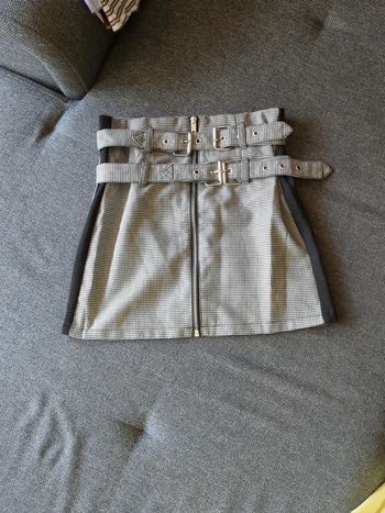 Jupe moulante motifs pied de poule taille XS