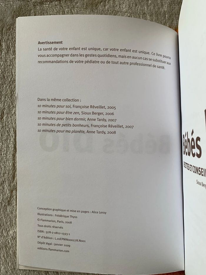 Bébé bio Recettes et Conseils de Bien-Etre - photo numéro 4