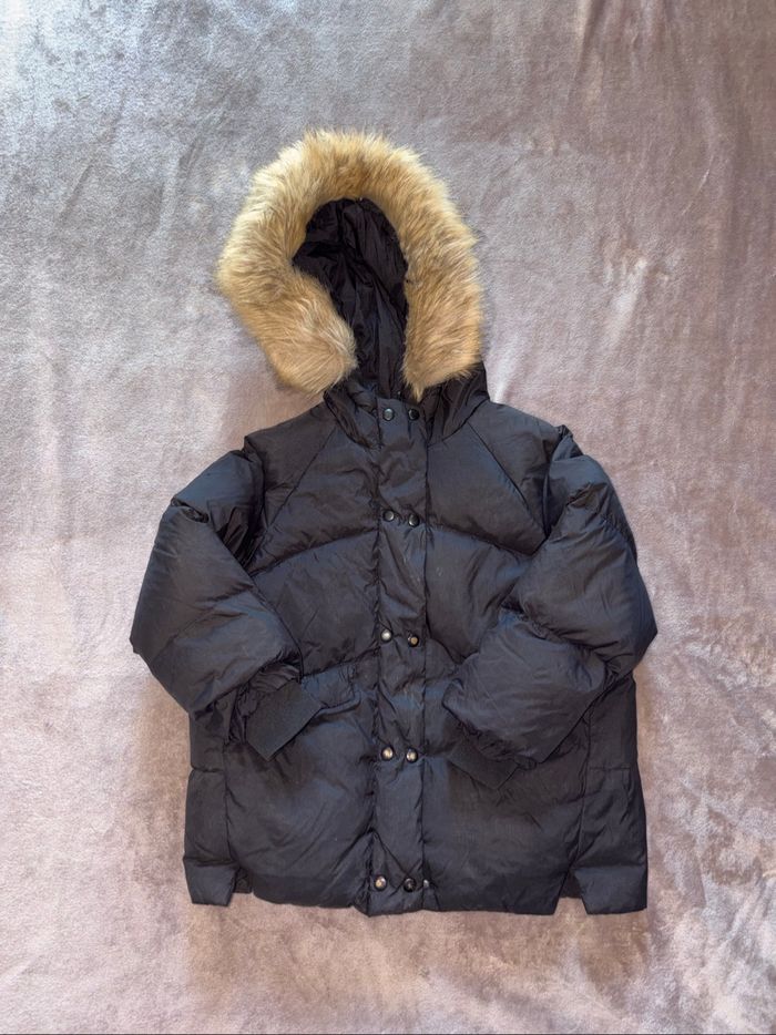 Manteau noir à plumes Zara garçon taille 4 ans en très bon état - photo numéro 3