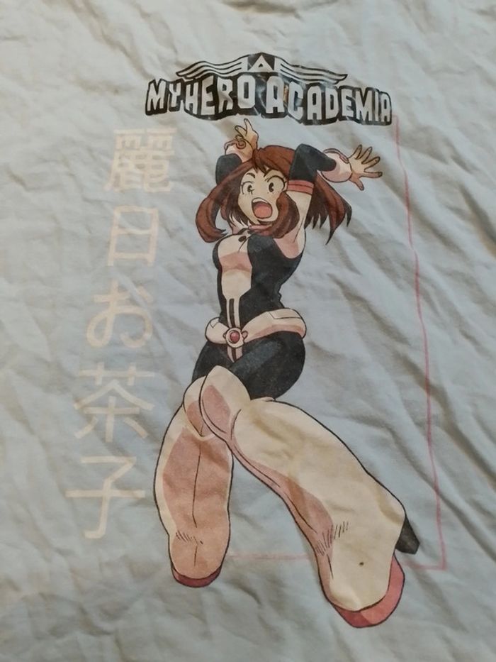 T-shirt fille court bleu ciel My Hero Academia - photo numéro 3