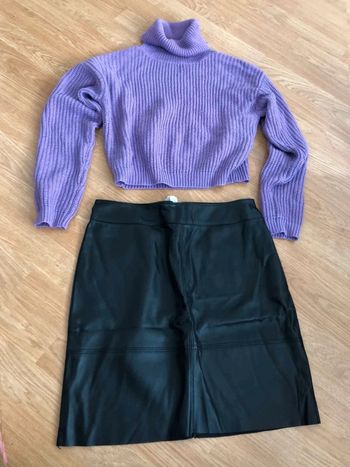 Pull  violet  lila  court