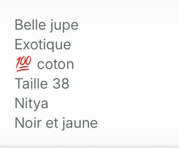 Jupe Nitya rare et vintage - photo numéro 7