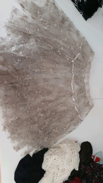 Jupe tulle dentelle