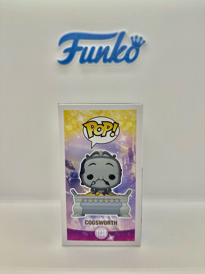 Funko Pop Disney Cogsworth 1138 Chase Funko Exclusive - photo numéro 5