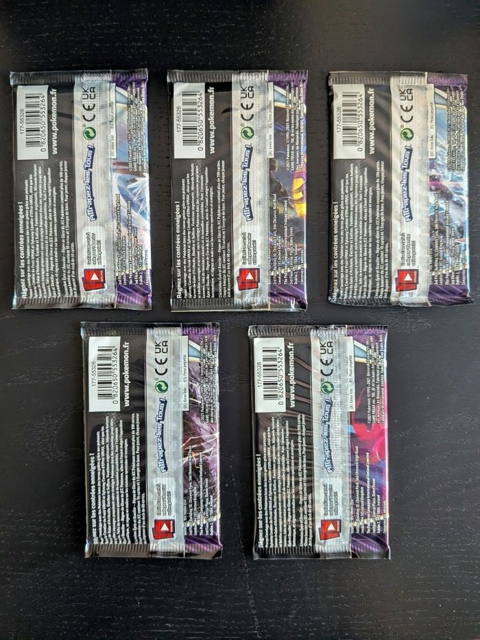Pokemon Artset 5 Boosters Pokémon EB6 Règne de Glace FR Neuf Scellé Art Set - photo numéro 2